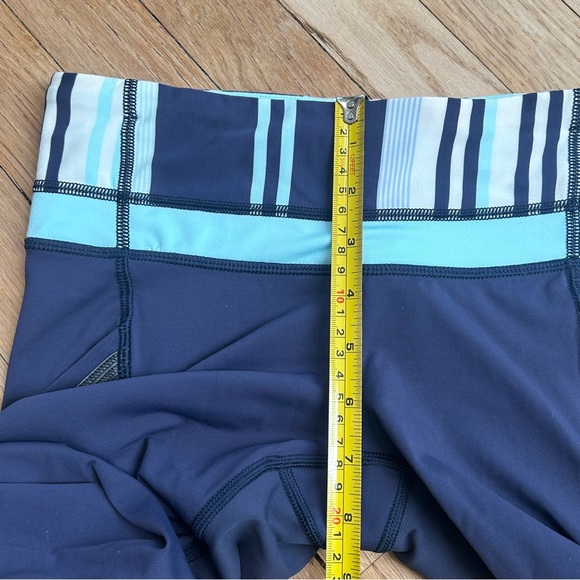 Lululemon run a marathon crop blue purple size‎ 4 - Picture 14 of 15